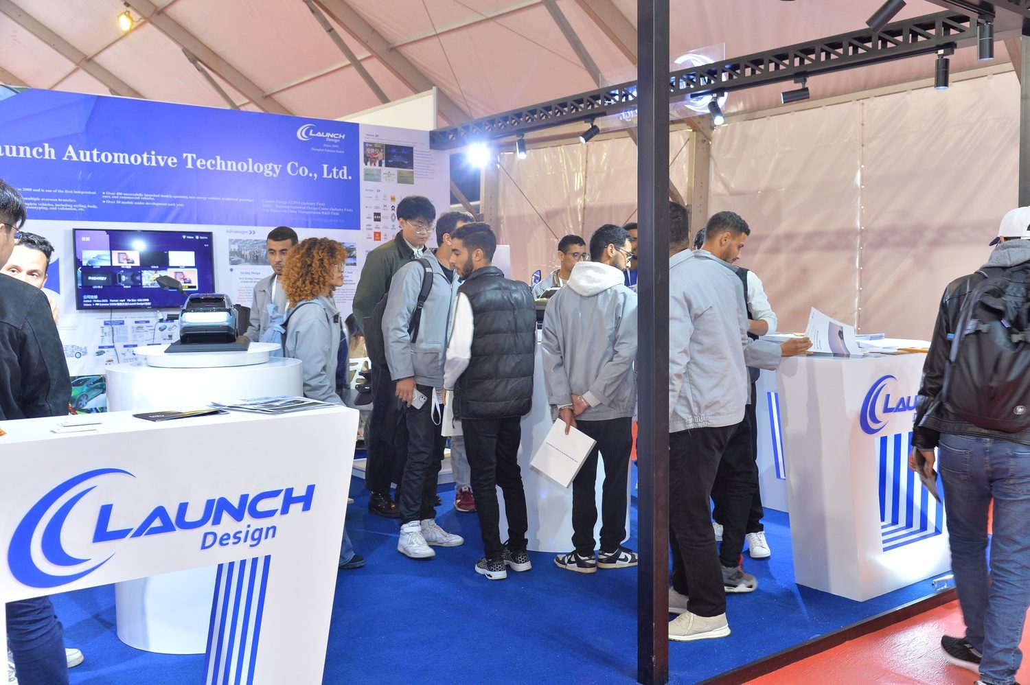 Photograph from the show floor
