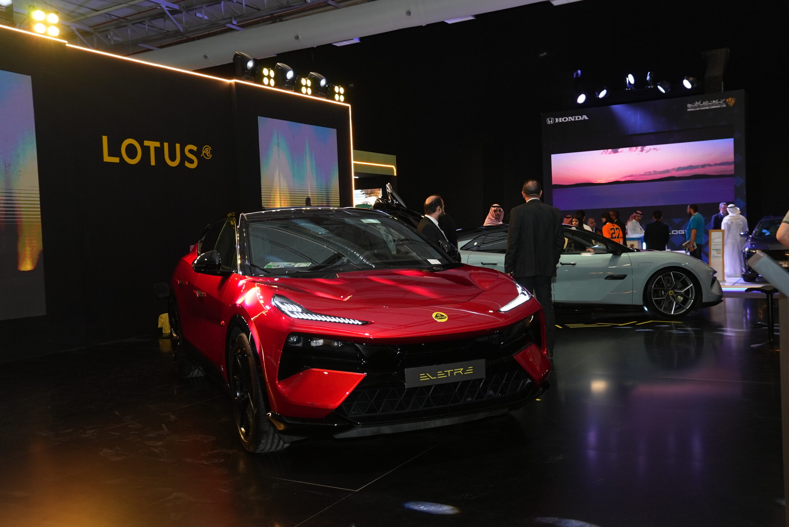 Photograph from the show floor